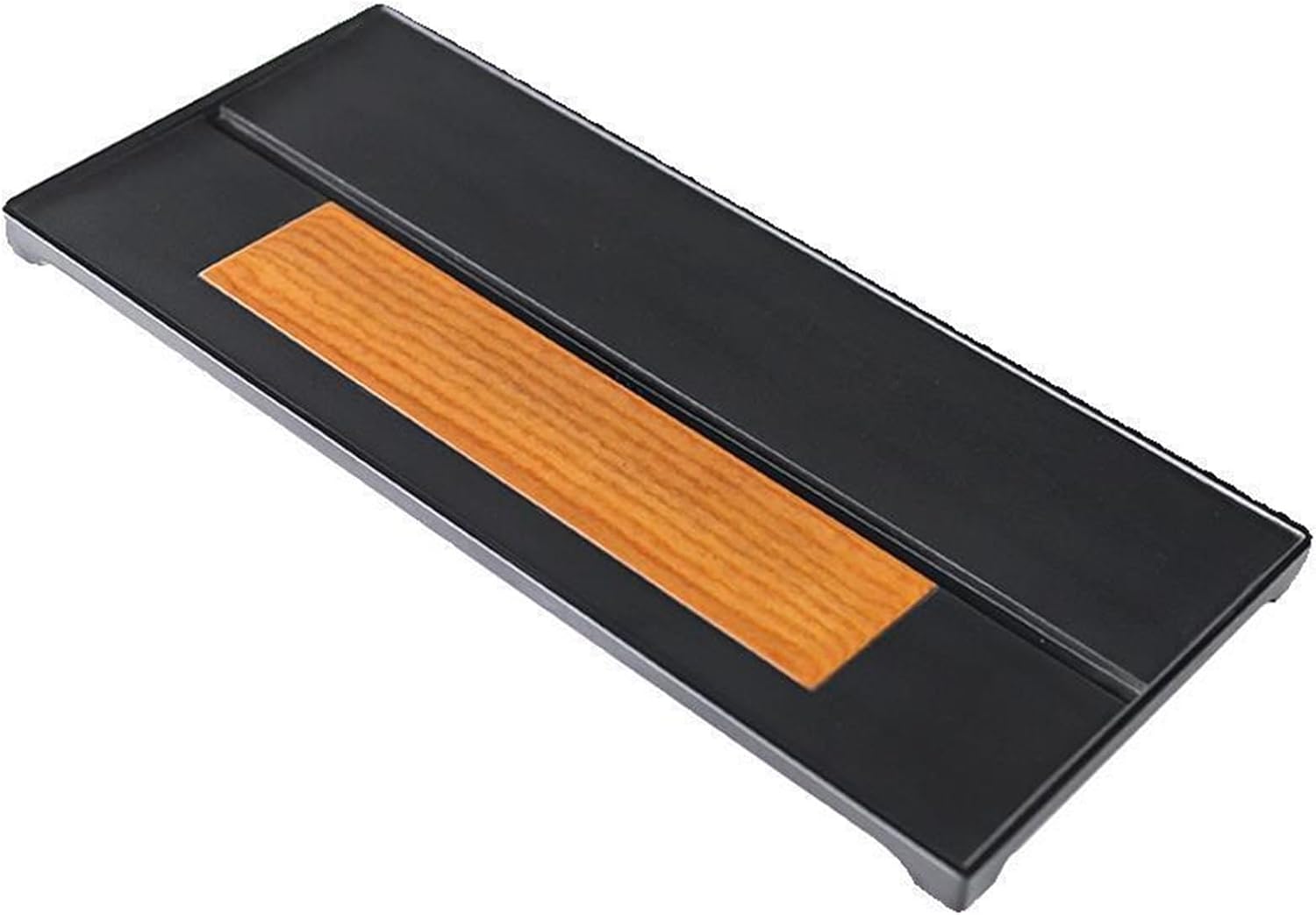 Tea Set Ebony Inkstone Tea Tray Tea Table Home Natural Black Gold Stone Tea Tray Chinese Tea Set,100 * 45 * 3cm