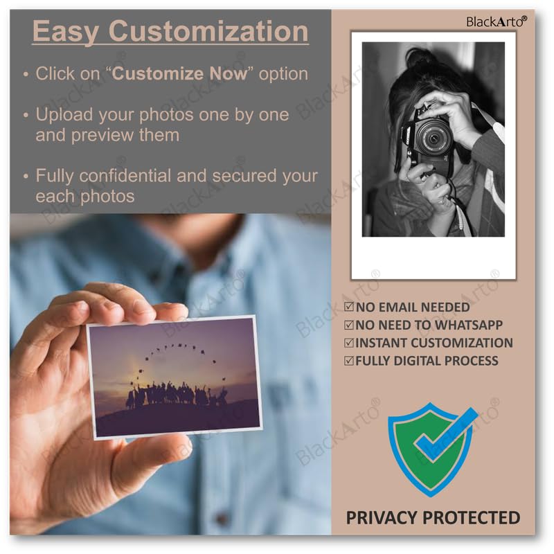 BLACKARTO Photo Print 4x3 Inches Custom Photo Prints Personalized Photo Gifts Standard Size - UNFRAMED Same day Pick up (4" x 3", 24) 2