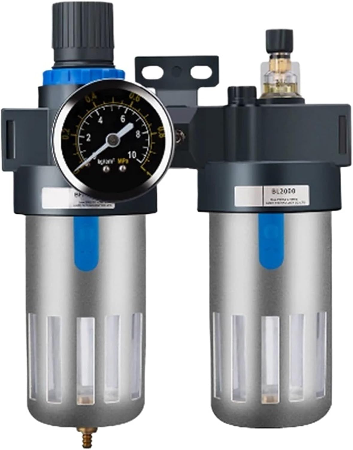 BFC2000 BFC3000 BFC4000 Two Air Filter Pneumatic Pressure Regulating Valve (Color : BFC2000 Plastic)