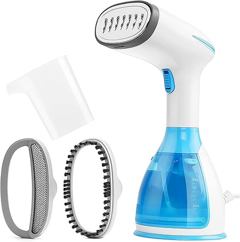 Senyuzhilan Vaporizador de ropa de mano, 3 modos de 1500 W, plancha de vapor calentada rápida para ropa, vaporizador de viaje portátil, con