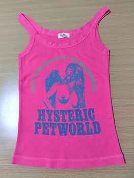 【人気デザイン】ヒステリックグラマー タンクトップ スタッズ ヒスガール HYSTERIC GLAMOUR ヒスガール スタッズ付 ノースリーブ Tシャツ