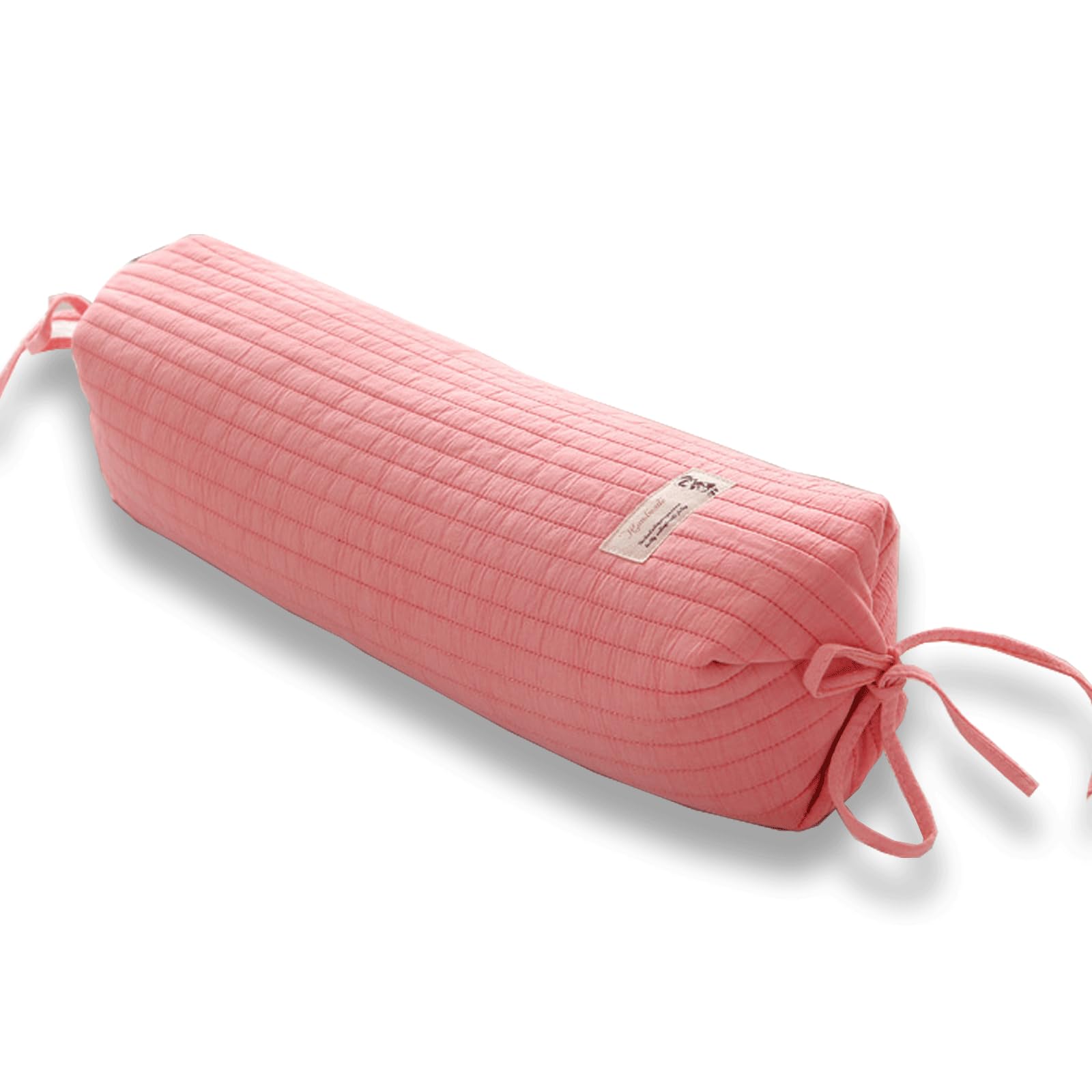 BEDAZE Buckwheat Pillow for Sleeping 14''x21'' Neck Roll Pillow Provide Firm Support, Adjustable Loft Bolster Pillow Relieves Neck and Shoulder Pain (