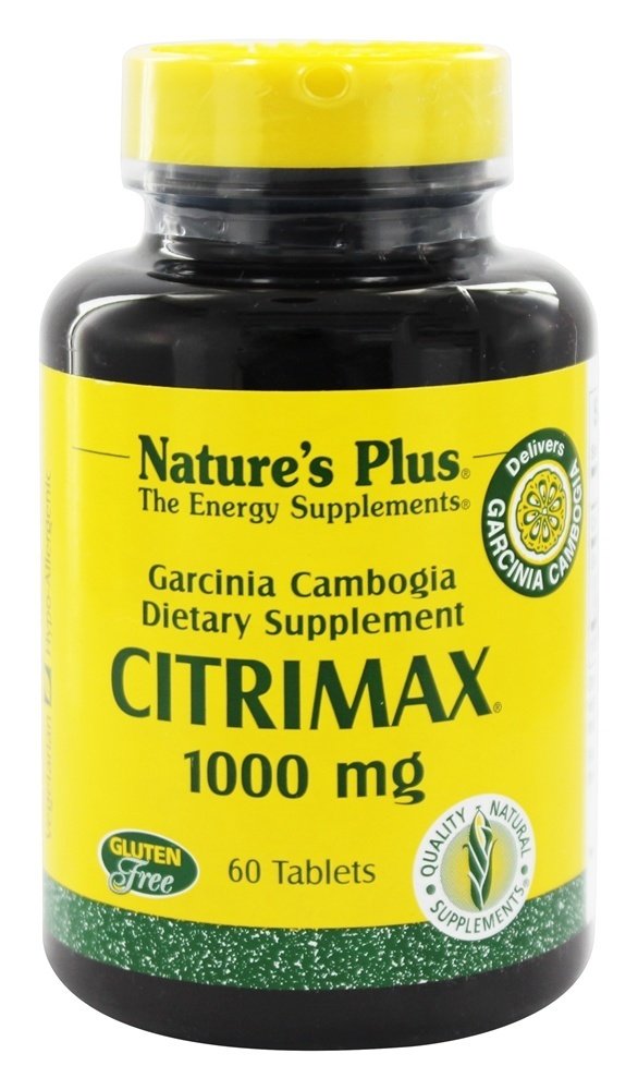 Nature's Plus Garcinia Cambogia Citrimax 1000mg tablets 60 tabs