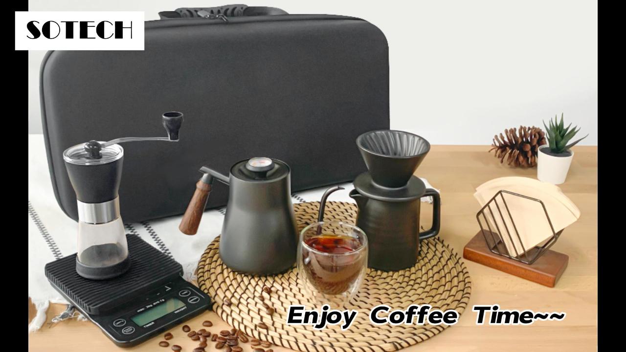 Amazon.com: SOTECH Pour Over Coffee Maker Set All in 1 Coffee Kits