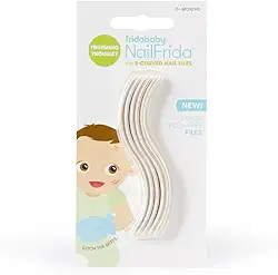 Frida Baby Lixas De Unha Para Bebês Fridababy Nailfrida Curvadas Em S Pacote Com 5 Branco