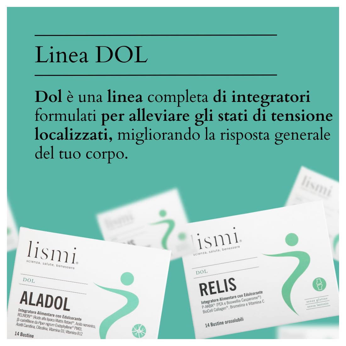 ALADOL - Integratore Alimentare Azione Antiossidante, per Problematiche al Sistema Nervoso e per la Normale Funzionalità Muscolare, Dolorabilità Diffusa, 14 Bustine