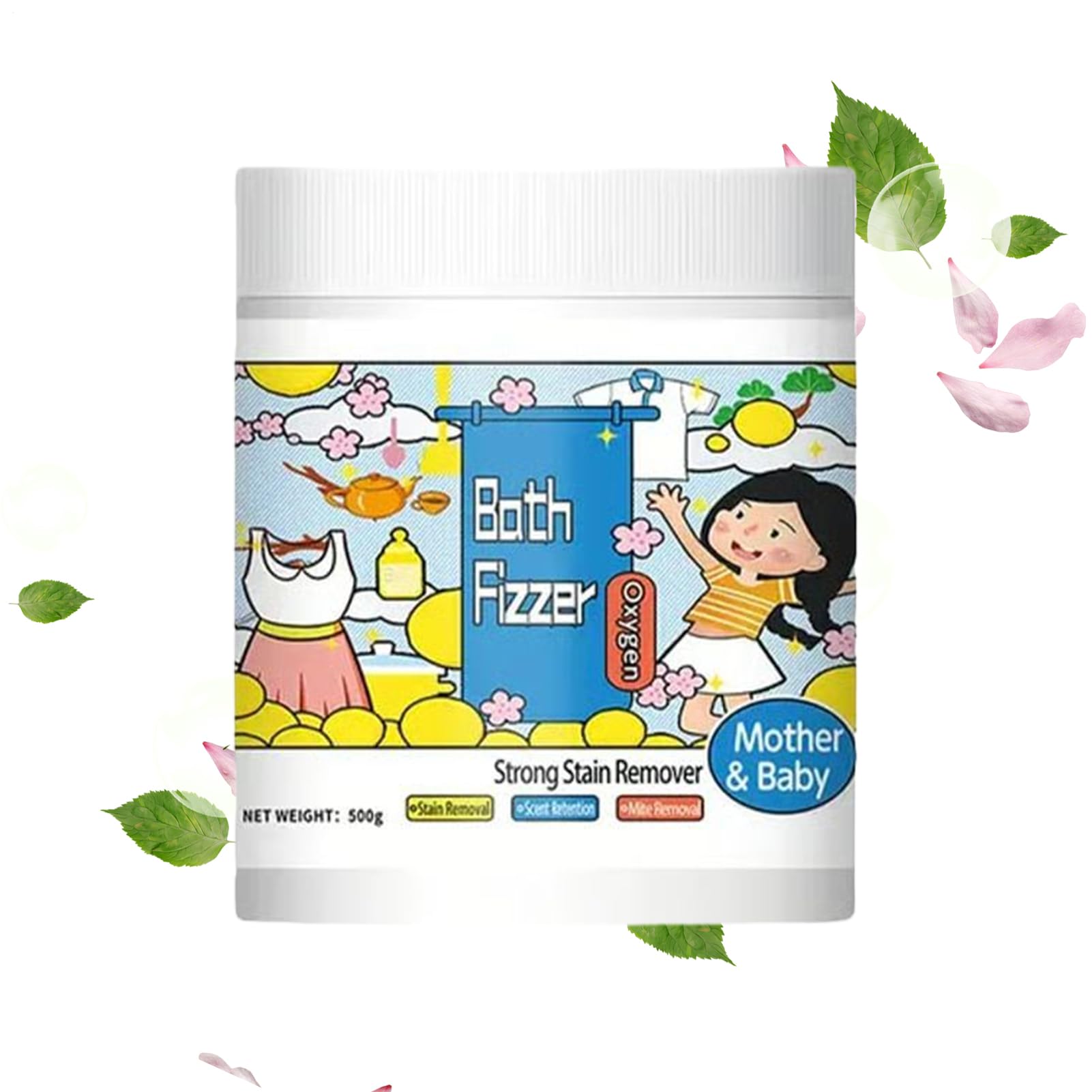 Lessive en poudre – 500 g de détachant concentré puissant | 78 cartons de tarot ombragés | 78 cartons de tarot ombragés pour le lait, la transpiration, l'huile, les taches, le sang, la chemise