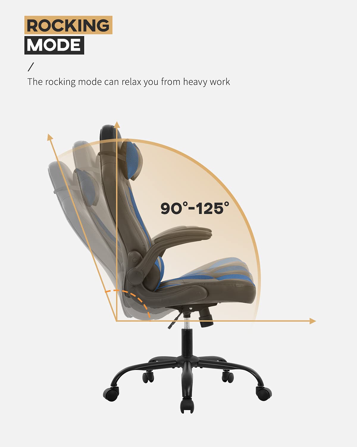 Snapklik.com : PC Gaming Chair Ergonomic Office Chair Computer Desk Chair