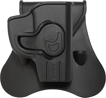 CYTAC AMOMAX Ruger LCP Release Button Holster, Black, AM-KT380G2