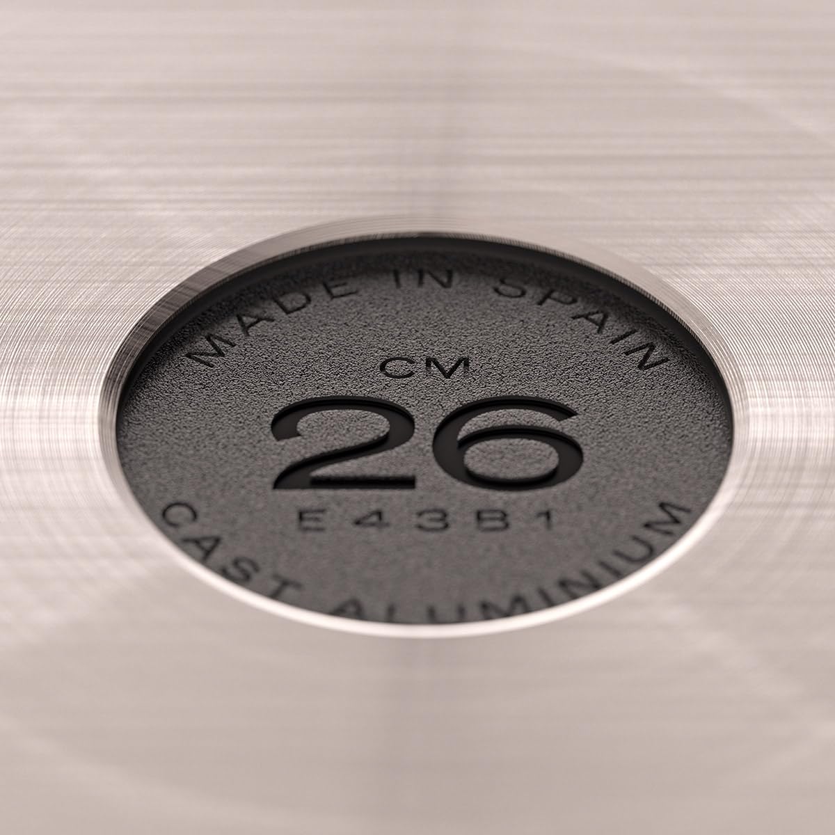 Valira Origen - Sartén premium de 26 cm hecha en España, aluminio fundido con antiadherente reforzado, no apta para inducción