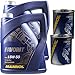 Produktbild 10L Motoröl MANNOL Favorit 15W-50 2x MANNOL Motor Flush ADDITIV