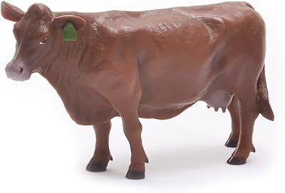 Little Buster Toys Angus Cow - Realistic Red Angus Cow, 1/16th Scale