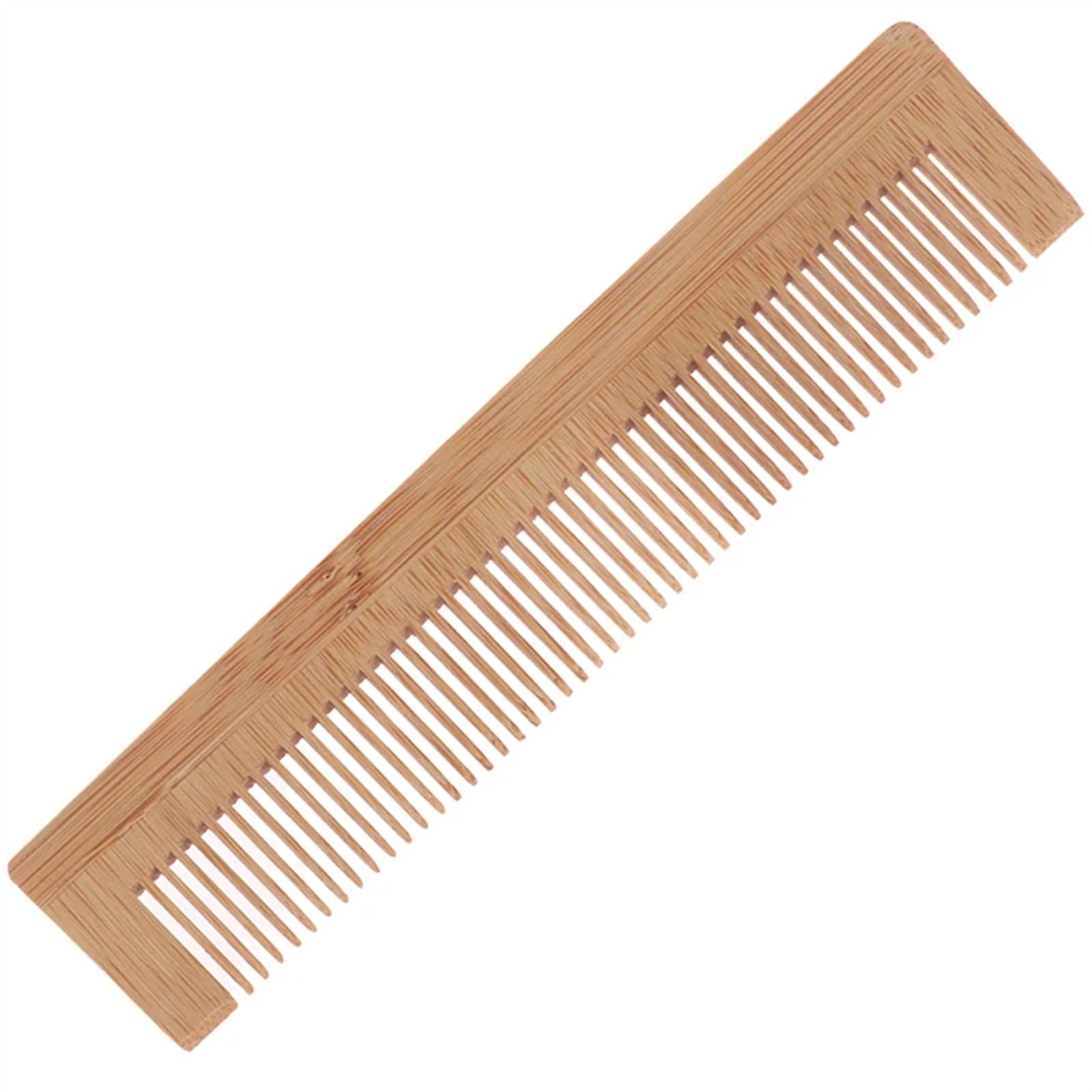 1X Massage Holzkamm Bambus Haarentlüftungsbürste Bürsten Haarpflege SPA Haarkamm