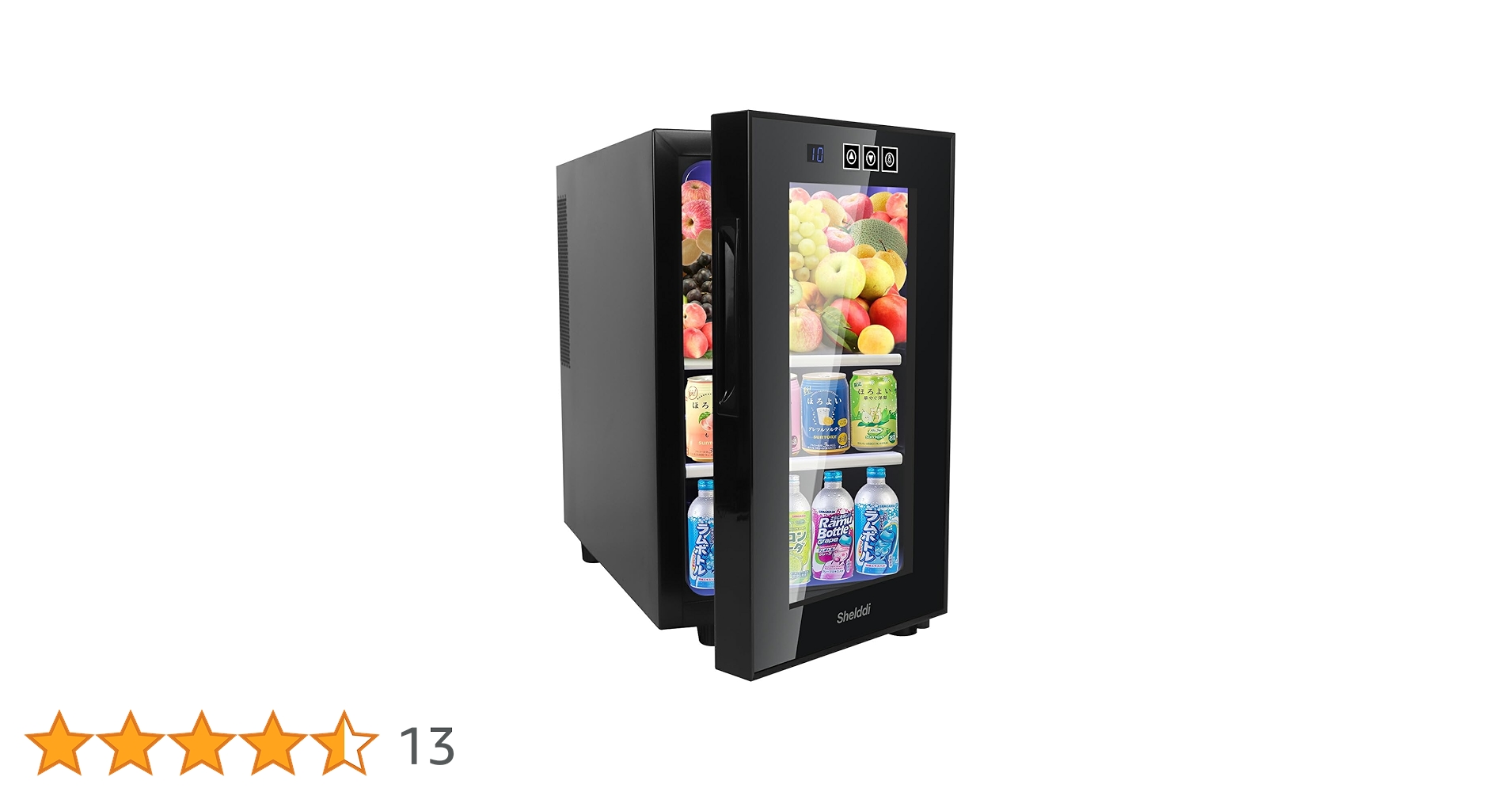 Amazon | Shelddi ミニ冷蔵庫 小型 23L 静音 一人暮らし 小さい