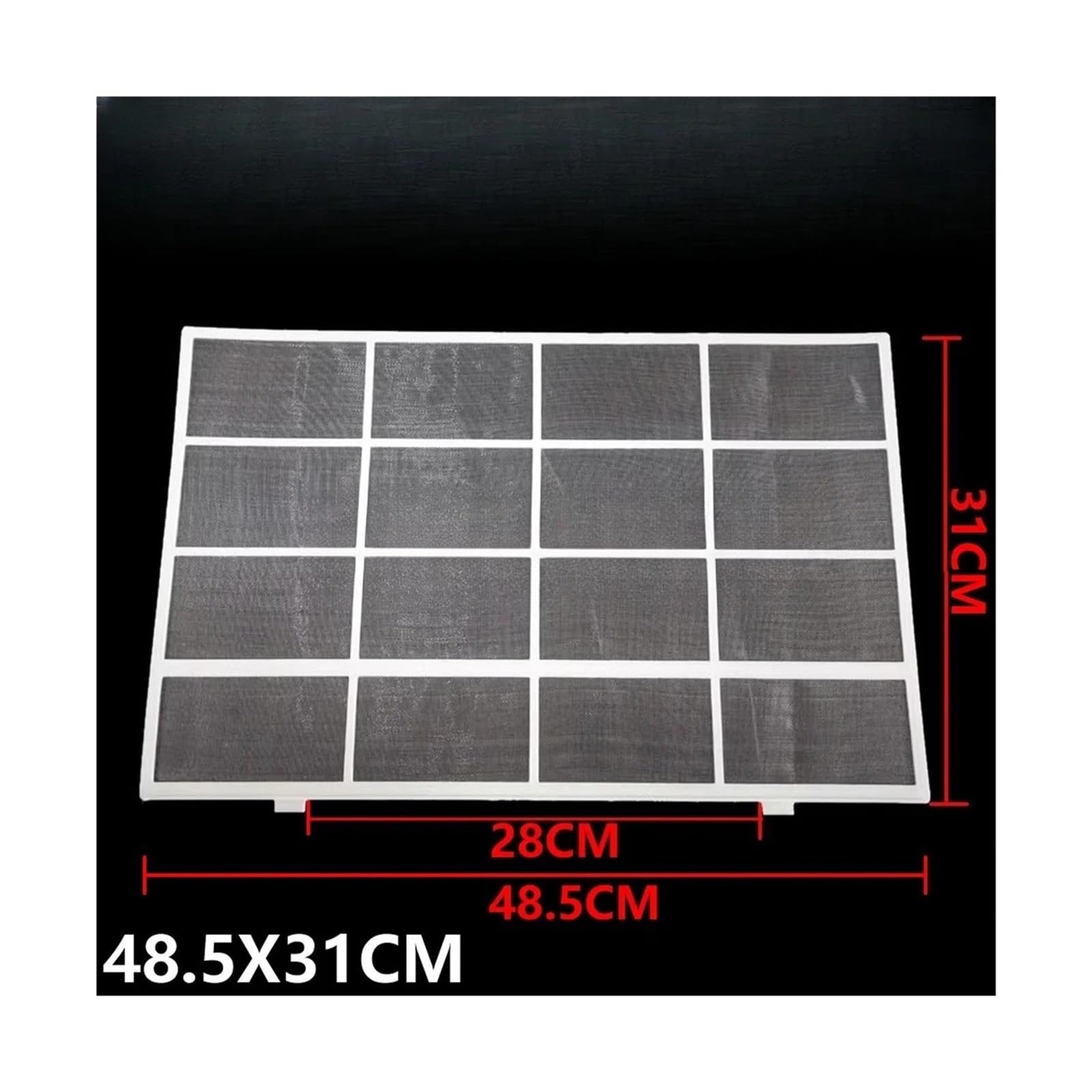 Filtro De Aire Acondicionado GENEARL1P/1,5 P/2P, Red A Prueba De Polvo, Compatible Con Fujitsu, 1 Uds.(48.5x31cm)