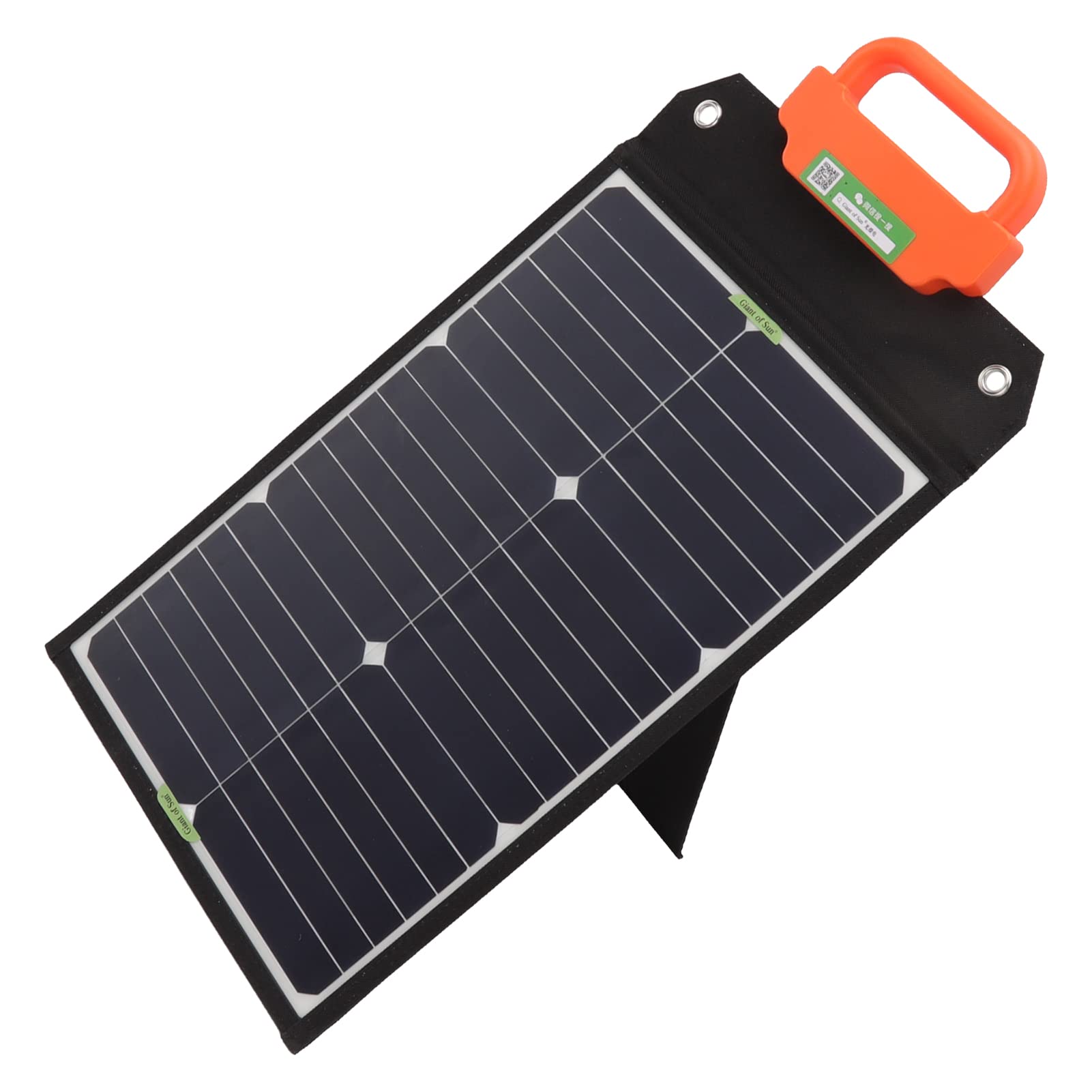 Garosa Ładowarka Słoneczna, Monokrystaliczny Panel Słoneczny 50 W 18 V z Podwójnym Szybkim ładowaniem USB i Uchwytem, ​​przenośna ładowarka Słoneczna na Piknik Turystyczny