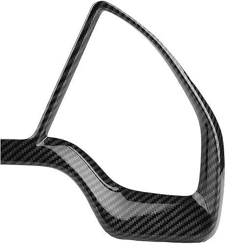 Miniatura 5 de Tablero de instrumentos para automóvil, hecho de grano de fibra de carbono, marco decorativo, cubierta de aros, tapicería para Honda Civic 10