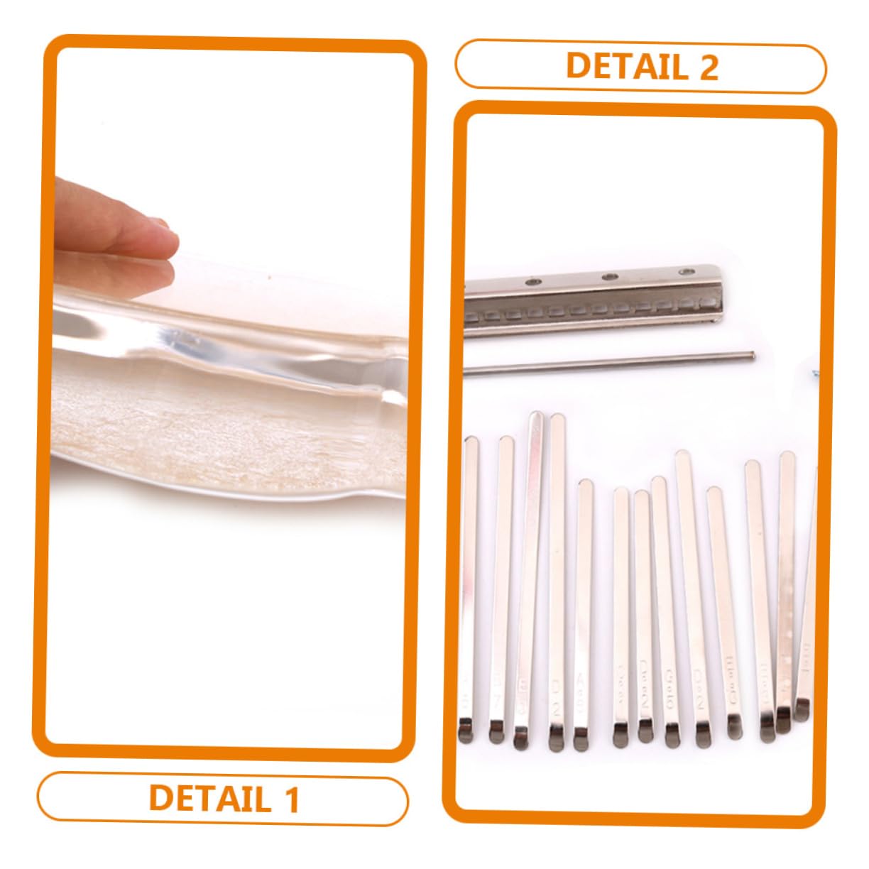 ibasenice 1ensemble Kalimba Clés Kit De Piano à Pouce Pour Adultes Instrument Musical Éducatif Et