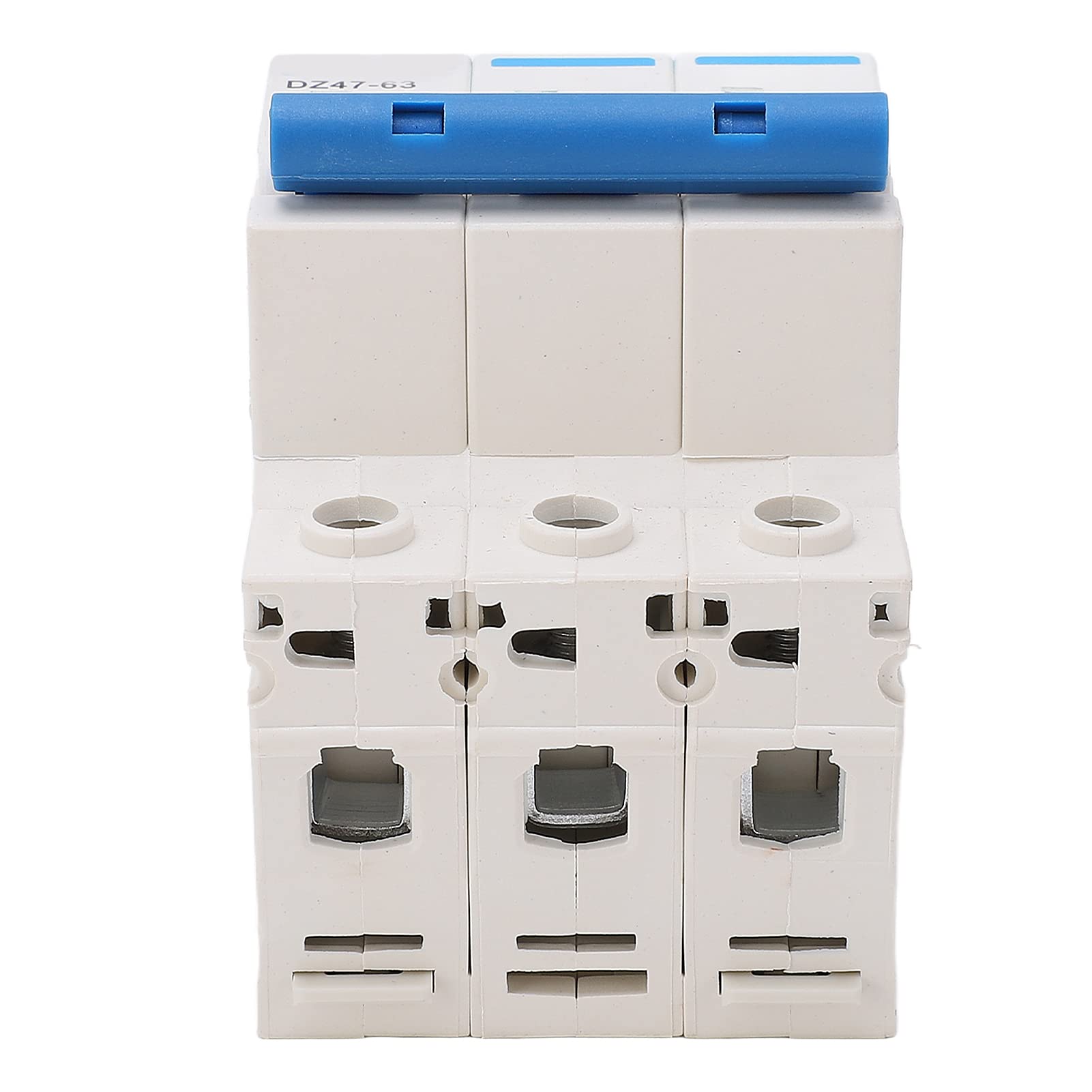 IEUMJNAT 3P Small Circuit Breaker, 400V 63A Modular Structure DIN Rail Mount Overload Protection Switch for Building Lighting Pushbutton Switches