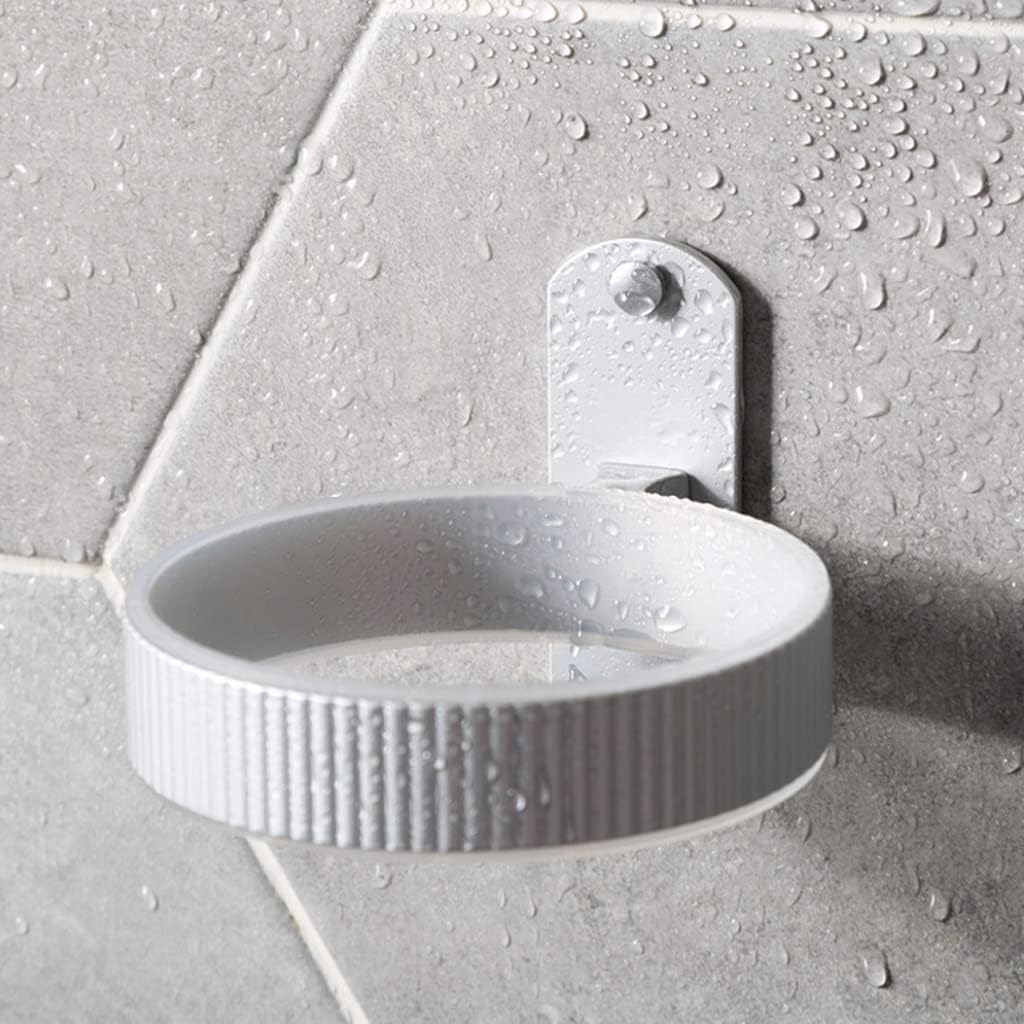 Toilet Brush Holder Toilet Brush Holder Household Wall-mounted Toilet Cleaning Brush 360° to Dead Ends Toilet Brushs Bathroom Cleaning Toilet Bowl Brush Toilet Brush Holders(Silver)