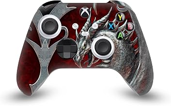 Head Case Designs Officially Licensed Christos Karapanos Talisman Silver Art Mix Matte Vinyl Sticker Gaming Skin Case Cover Compatible with Xbox Series X / S Controller