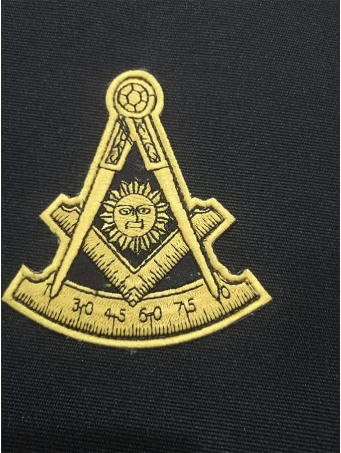 Masonic Regalia Past Master Royal Blue Apron, Chain Collar, Gloves and Soft briefcase one set4