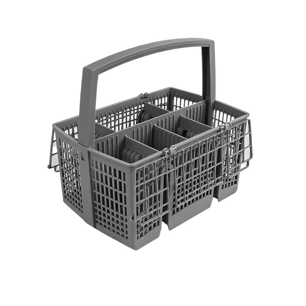 Cesta de cubiertos ajustable para lavavajillas, soporte divisor para cubiertos nizados, ajuste universal para la mayoría de lavavajillas, 1 paquete