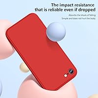 Vista 5 de Funda compatible con Samsung Galaxy S23 Ultra de 6.8 pulgadas, funda protectora de cuerpo completo de silicona suave al tacto, correa de cordón