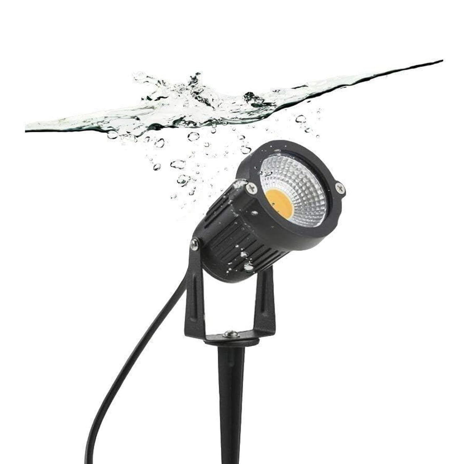 Prolux 5W LED Outdoor Garden Spot Light - Aluminium Body, IP65 Waterproof, Built-in Driver, Warm White, Garden Spike Light-image-26