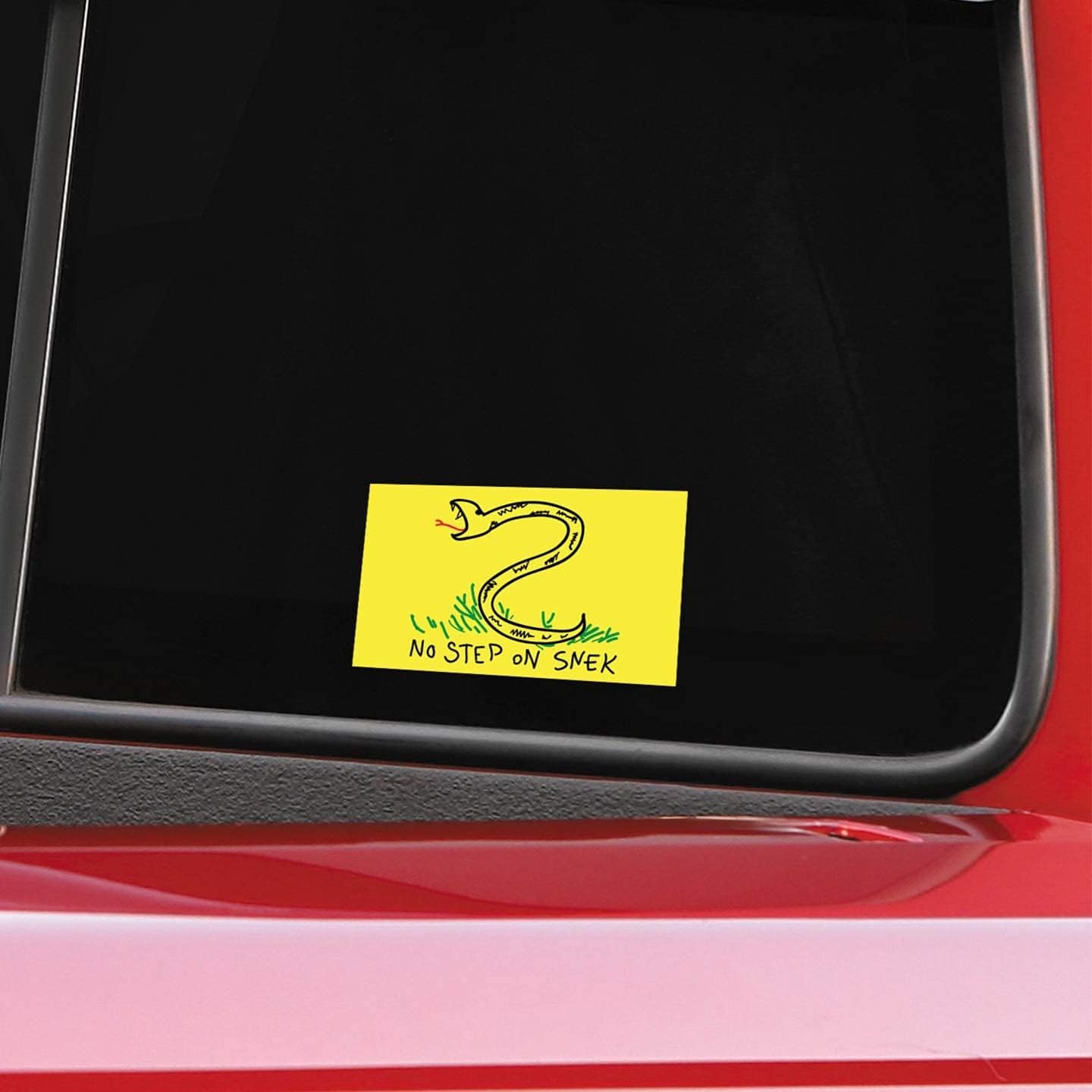 Hard Hat Stickers Dont Tread On Me NO STEP ON SNEK FLAG STICKER FUNNY  GADSDEN VINYL DECAL 2-PACK 5 BY... No Step On Snek Sticker