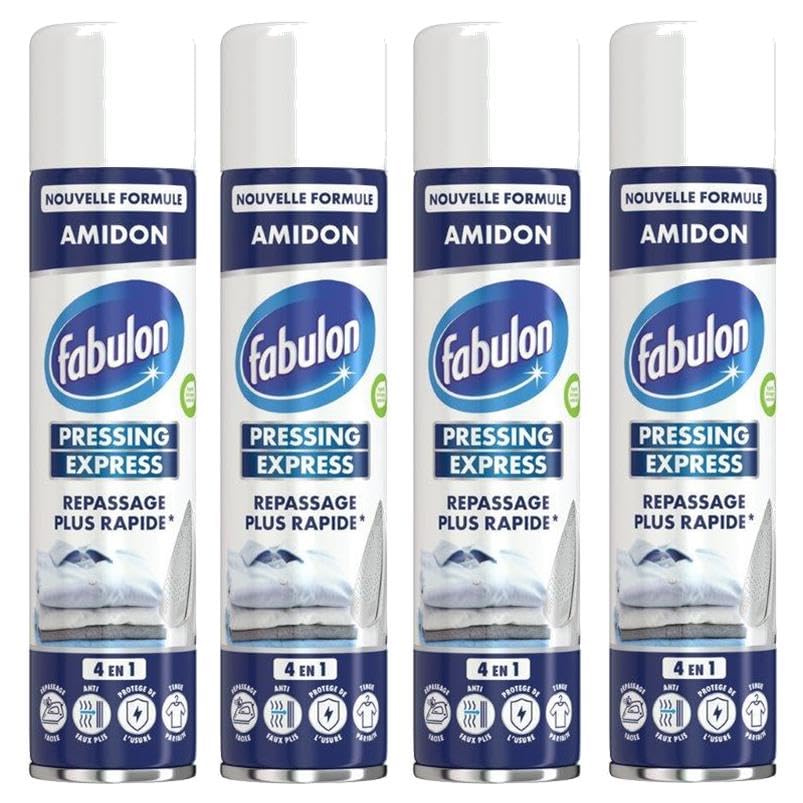 Fabulon Pressing Express - Spray para planchado (4 x 400 ml)