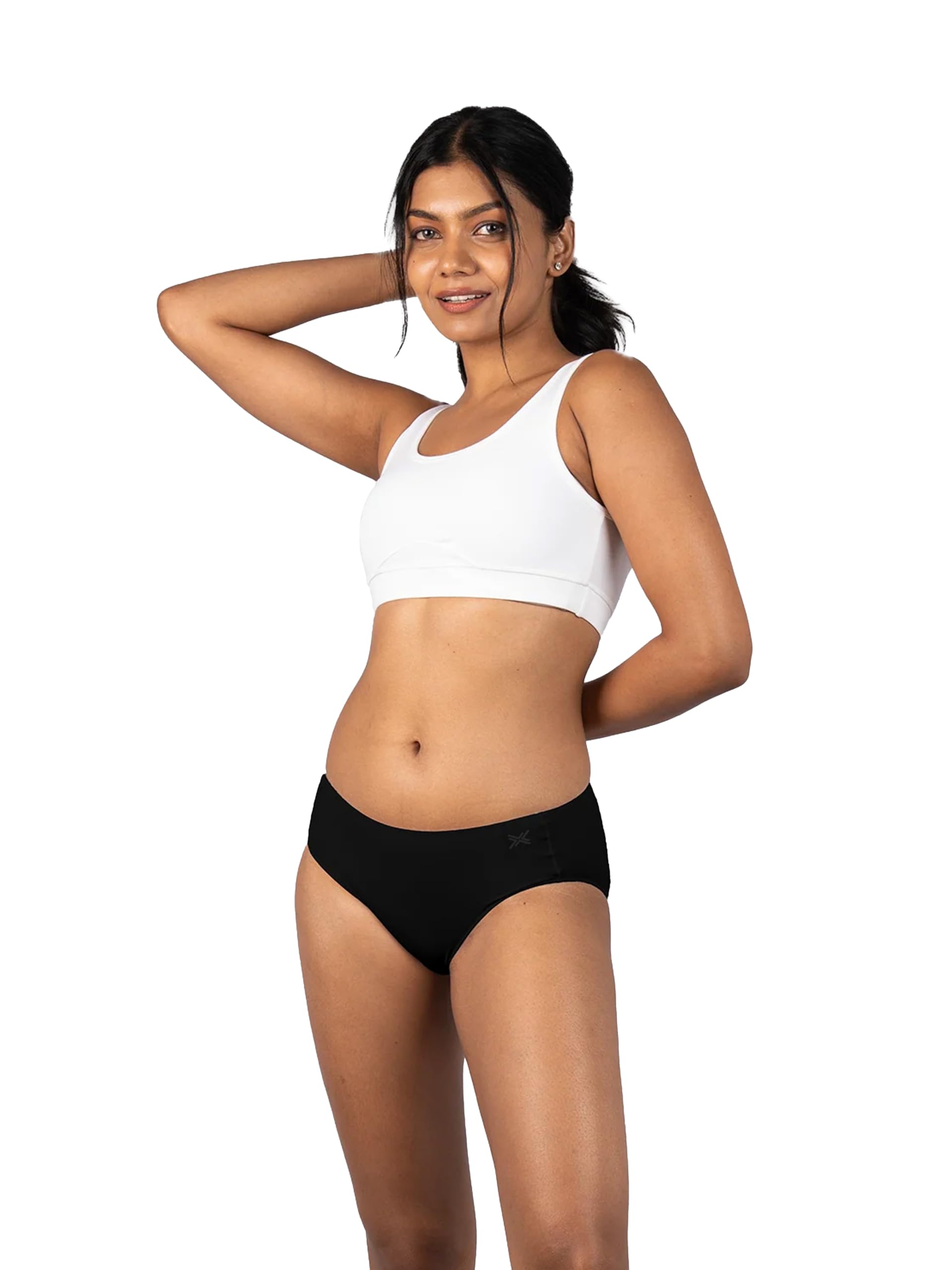 Bamboo Cotton Panties for Women, Comfortable Soft Mid-Waist Hipster Panty with Thin Inner Elastic, Anti-Bacterial Odour Free Underwear for Womens, Seamless No Visible Briefs for Ladies-image-16