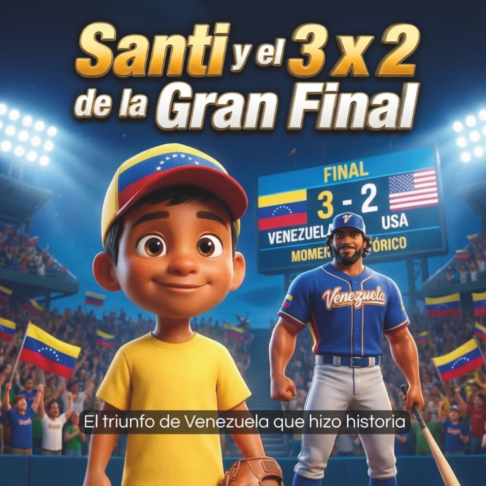 Santi y el 3 x 2 de la Gran Final: El triunfo de Venezuela que hizo historia: Cuento infantil de béisbol sobre perseverancia, motivación, inspiración, familia y sueños realizados