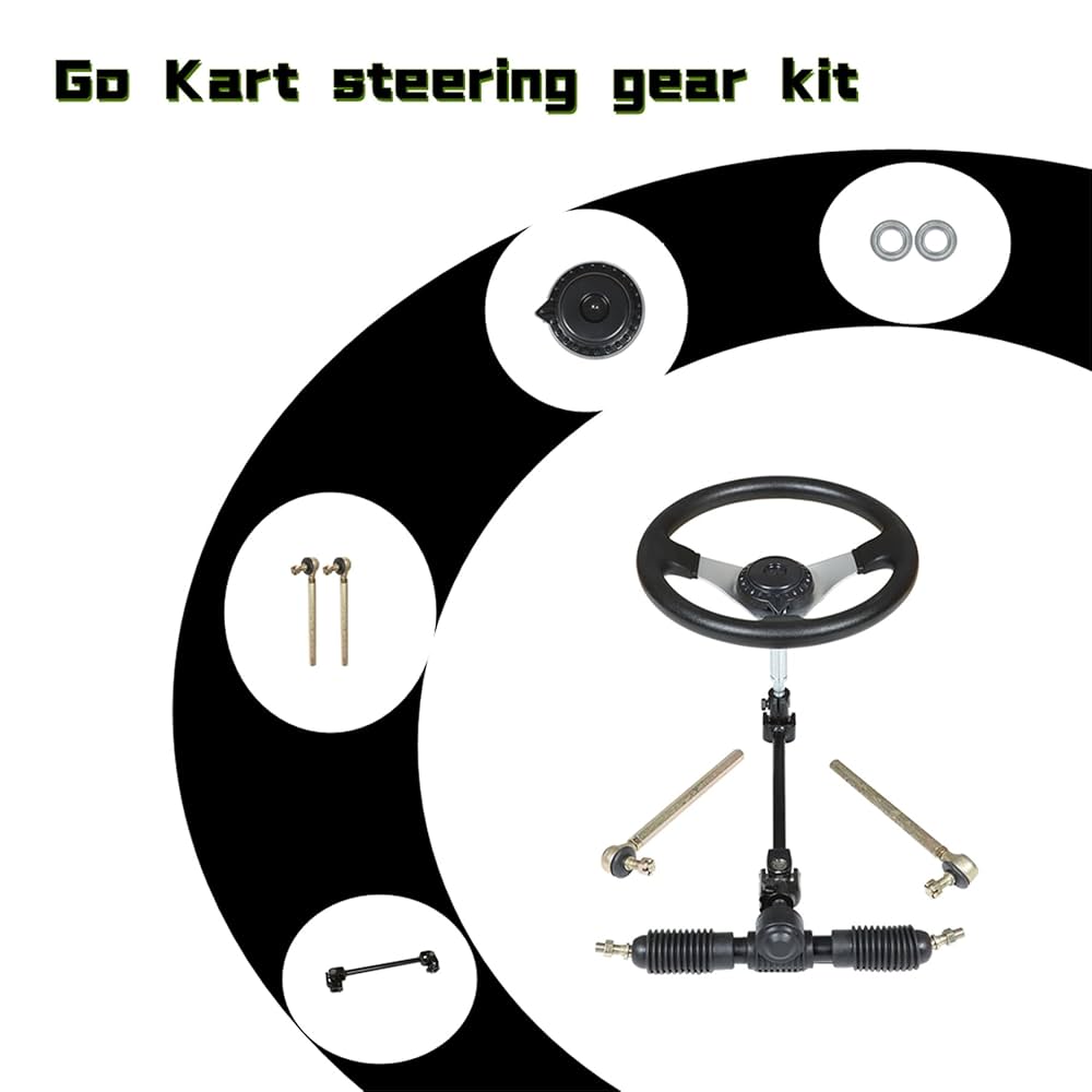 アクセサリー go Amazon.com: ALL-CARB Go Kart 300mm Steering Wheel Steel Kit