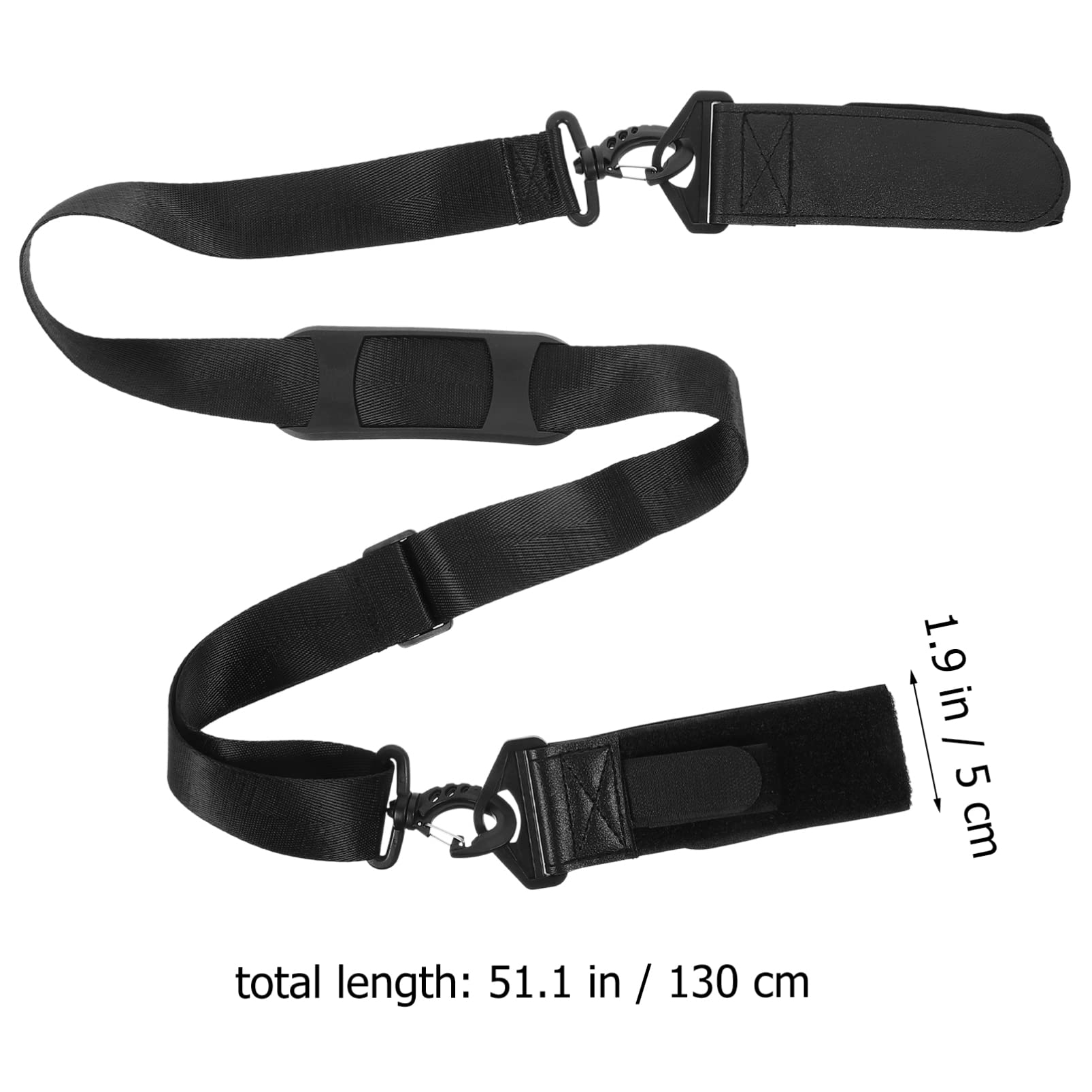 Mipcase bandoulière de Snowboard poteaux Les Bretelles Traction Accessoire de Transport de Snowboard Bretelles de Ski Sangles de Tige bandoulière de Ski mélange de Polyester Grey