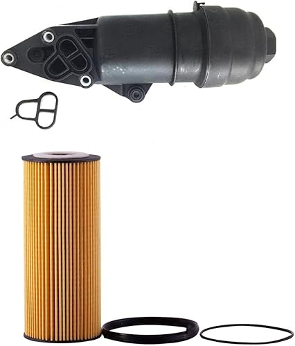 Filtro de aceite del motor Vivienda W Filtro Piezas de repuesto para 2005 2006 2007 2008 2009 2010 2011 2012 Audi A4 3.2L REF 06E115405C