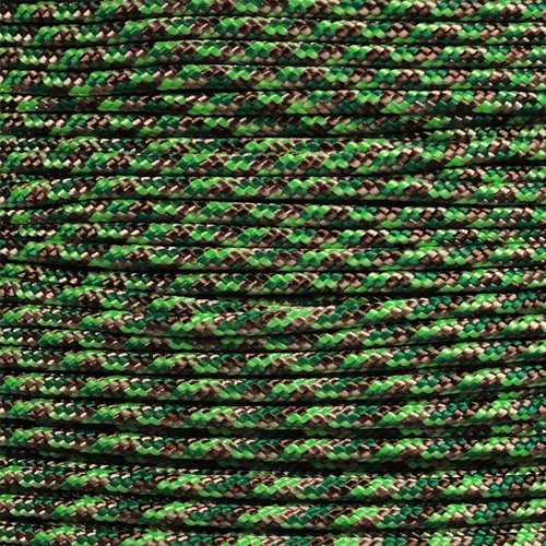 West Coast Paracord 425 Paracord (3mm) - Made of 100 Percent Nylon - for Tactical, Crafting, Survival, General Use (Neon Green Flame, 50 Feet) — image 1