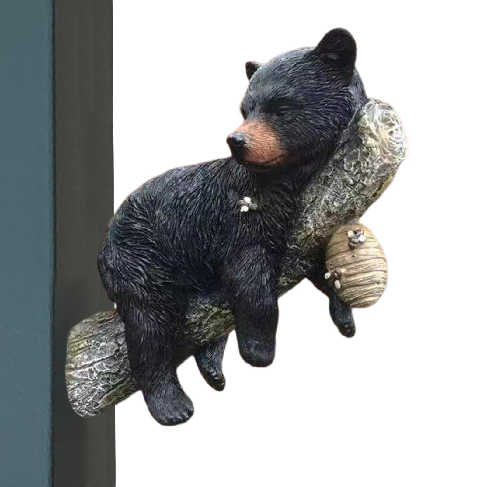 Amazon.co.jp: ツキノワグマの装飾 | 木の上で昼寝をするクマの