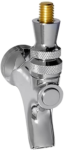 1 llave para cerveza de barril, con palanca de latón, cromo