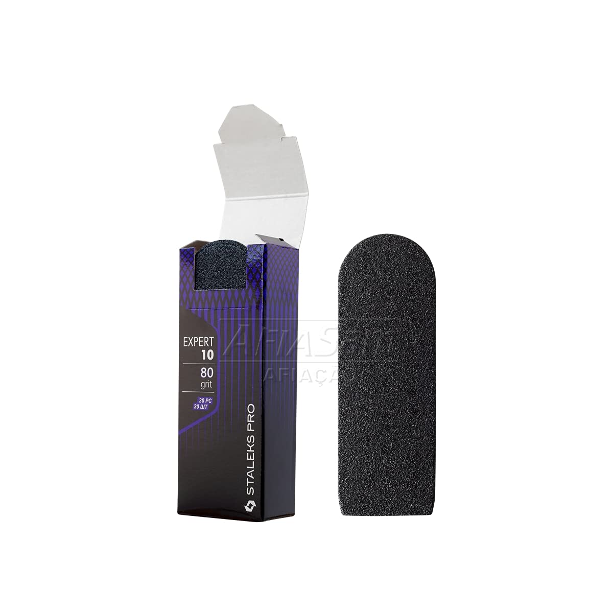 REFILL PADS FOR PEDICURE FOOT FILE 80 GRIT EXPERT 10 80 GRIT (80 GRIT, BLUE)