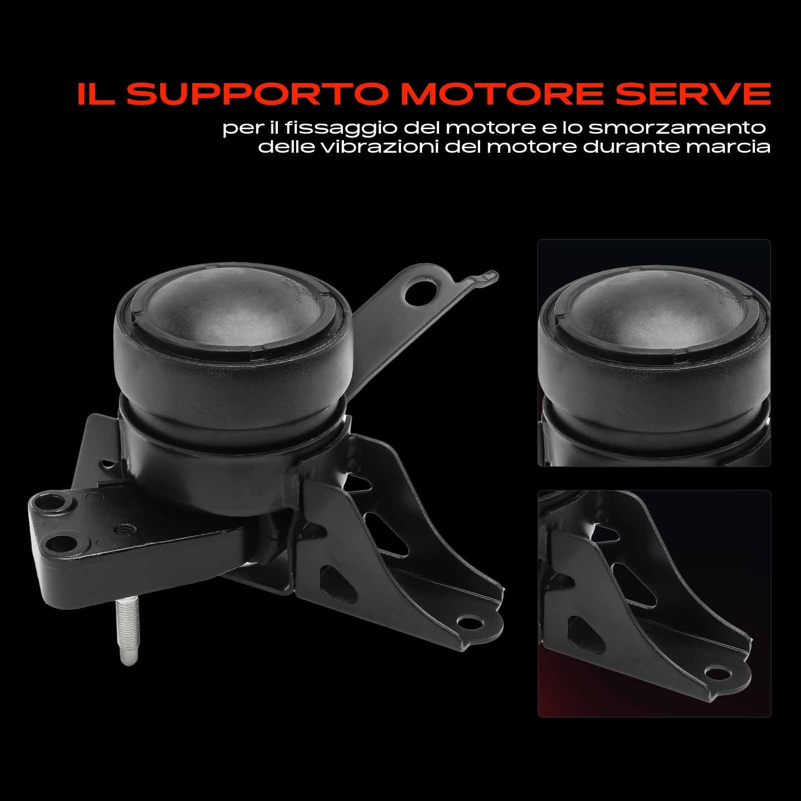 Frankberg 2x Supporti motore anteriori e posteriori 123640M010 | cambio automatico; Compatibile con: Yaris P9