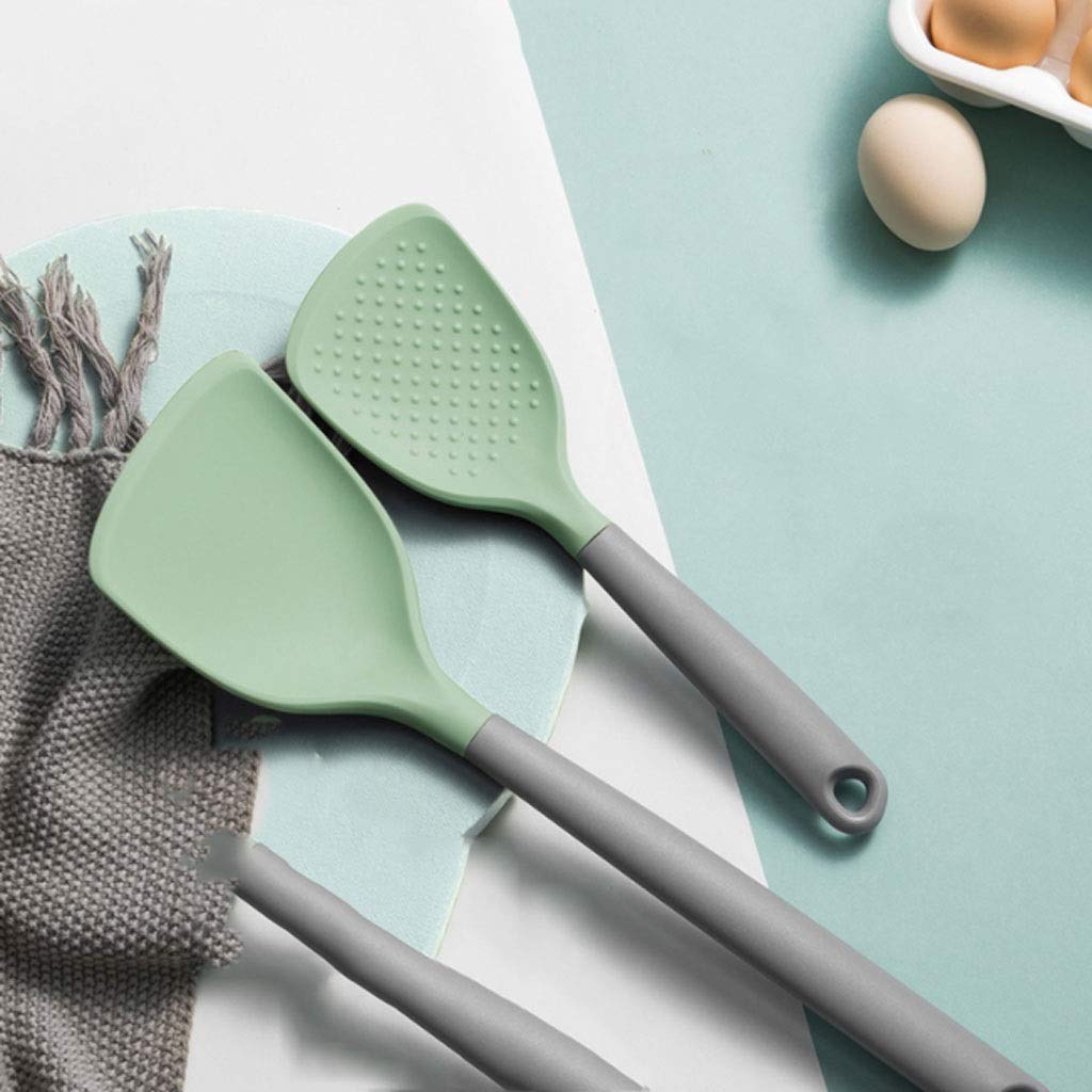 Küchenutensilien-Set, Silikon-Küchengeschirr, Antihaft-Kochgeschirr, Kochwerkzeug, Pfannenwender, Schöpfkelle, Schaufel, Löffel, Suppe, Küchenutensilien-Set