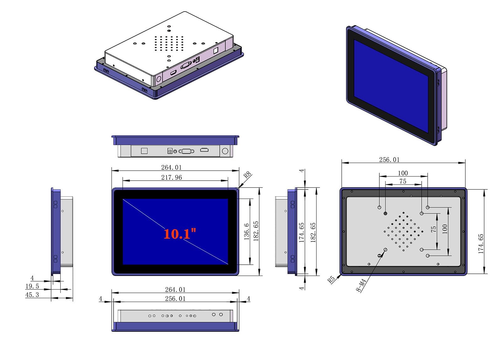 Amazon.co.jp: 10.1インチ，タッチスクリーンディスプレイ，1280 x