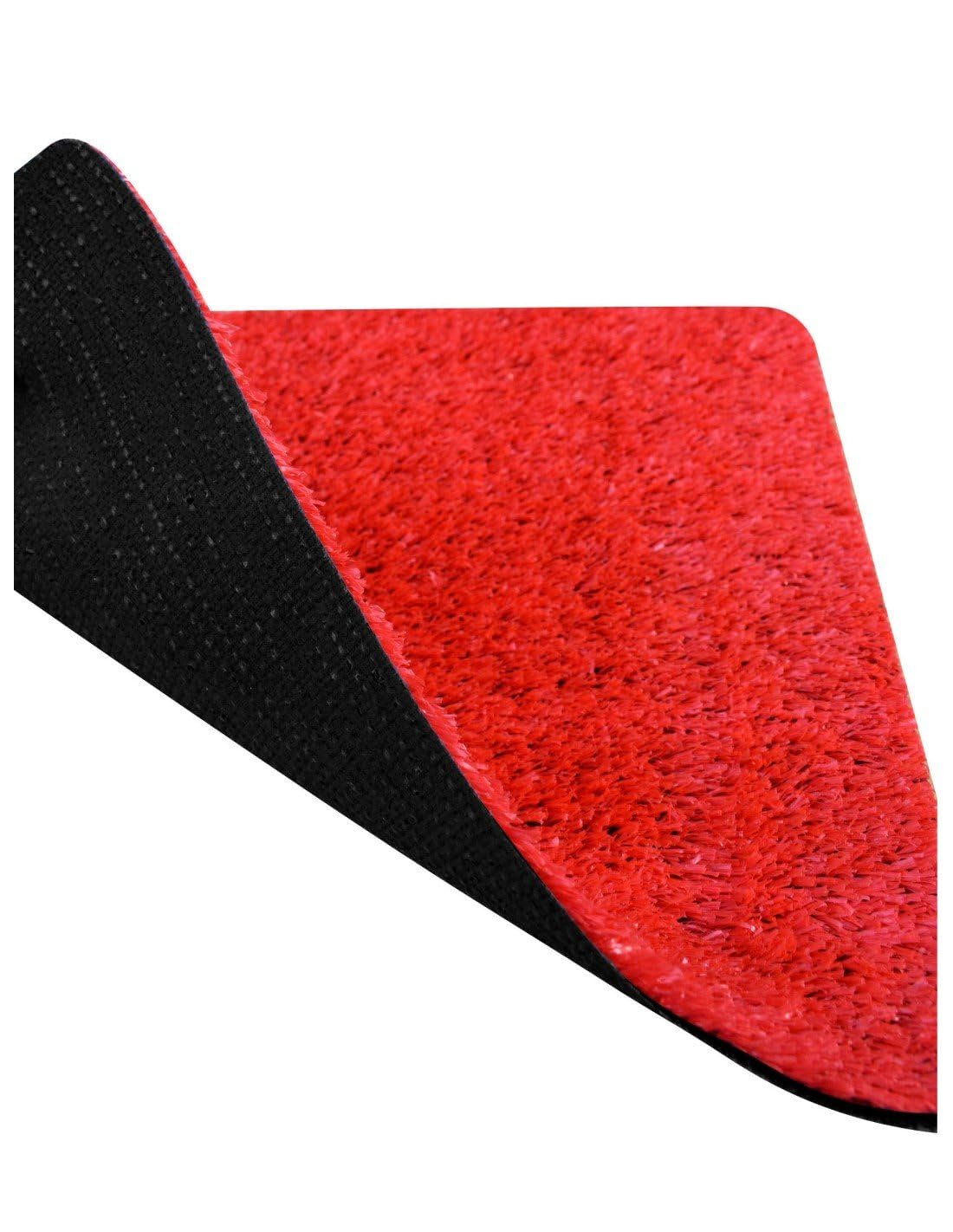 Jardin202 - Césped Artificial ColorPlus 10mm - Rollos | Alta Densidad | Césped para Eventos y Decoración | 2 x 4 Metros : 8 m2 (Roja)