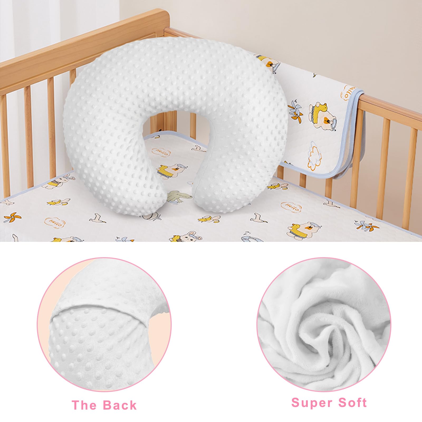 Guerity Nursing Pillow Cover for Breastfeeding Baby Feeding Pillowcase, Infant Feeding Support Pillow Cover - Image 3
