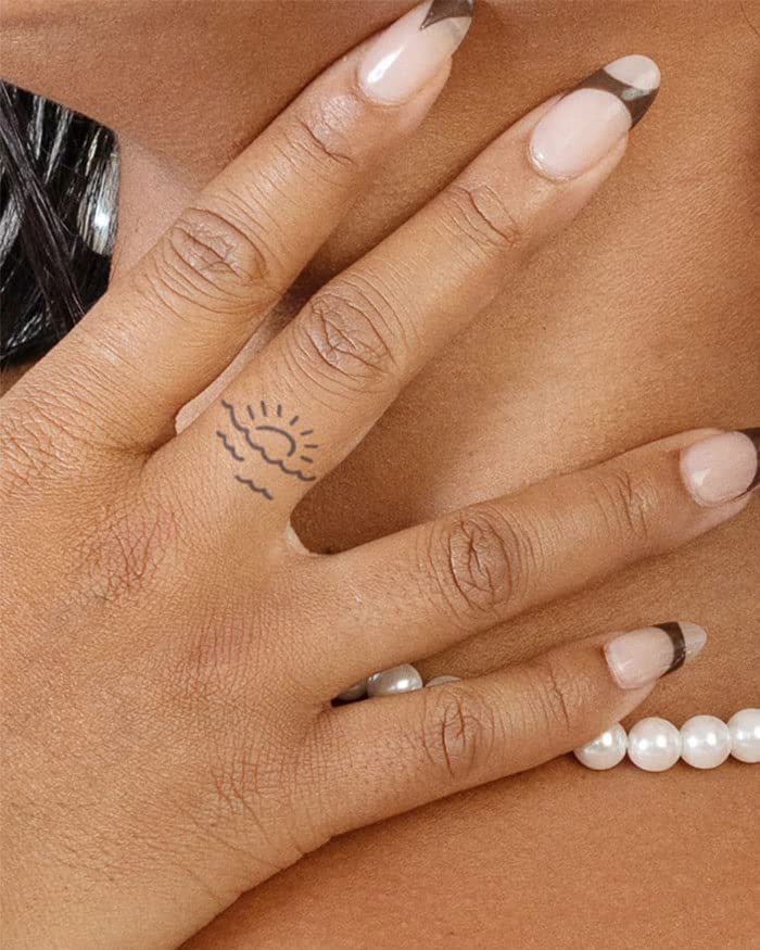 Inkbox Tatuajes temporales, tatuaje semipermanente, un tatuaje de alta calidad, fácil de larga duración, resistente al agua con tinta For Now  Dura