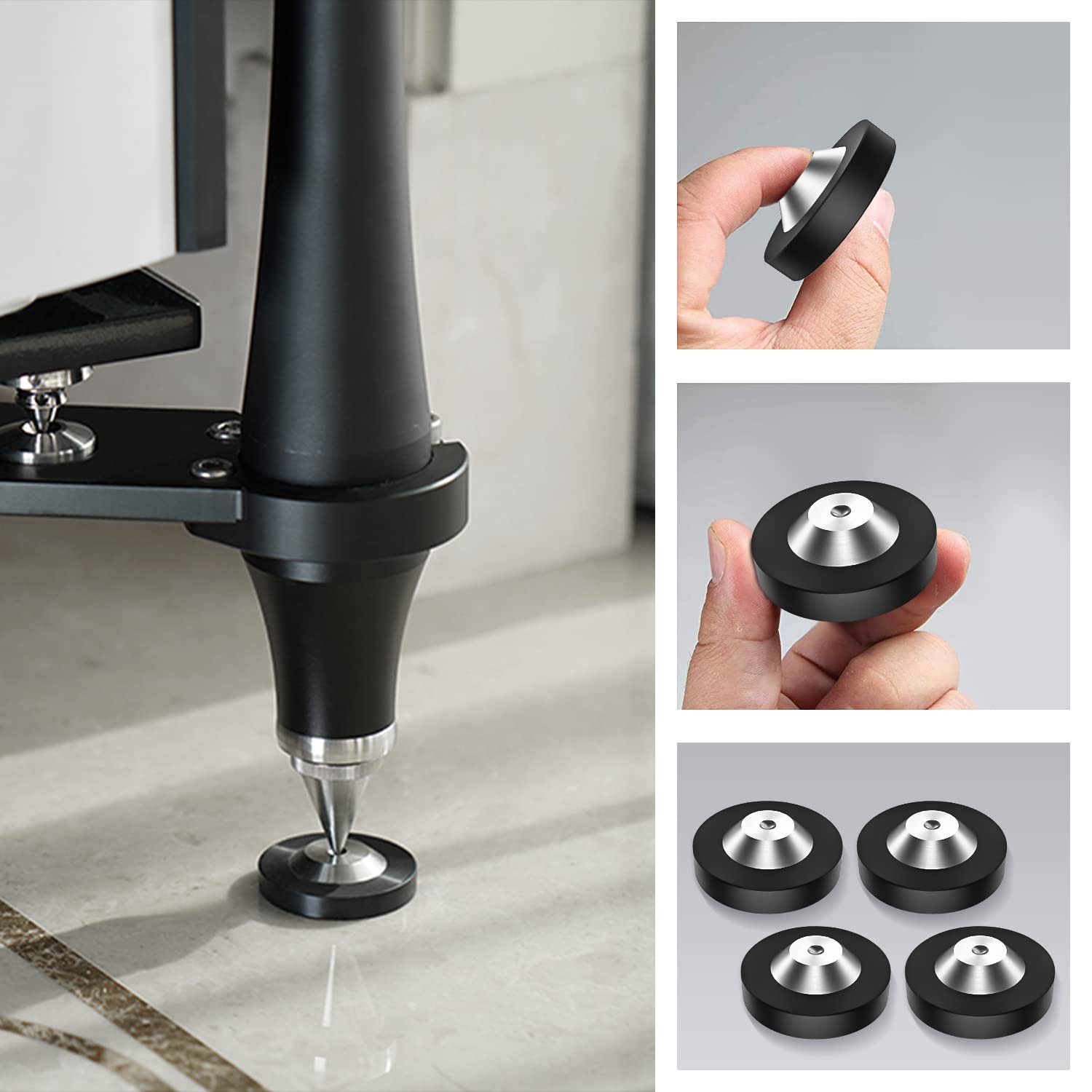 Tertullus 4 rondelle per punte, 39 mm x 13 mm, ammortizzatore di vibrazioni