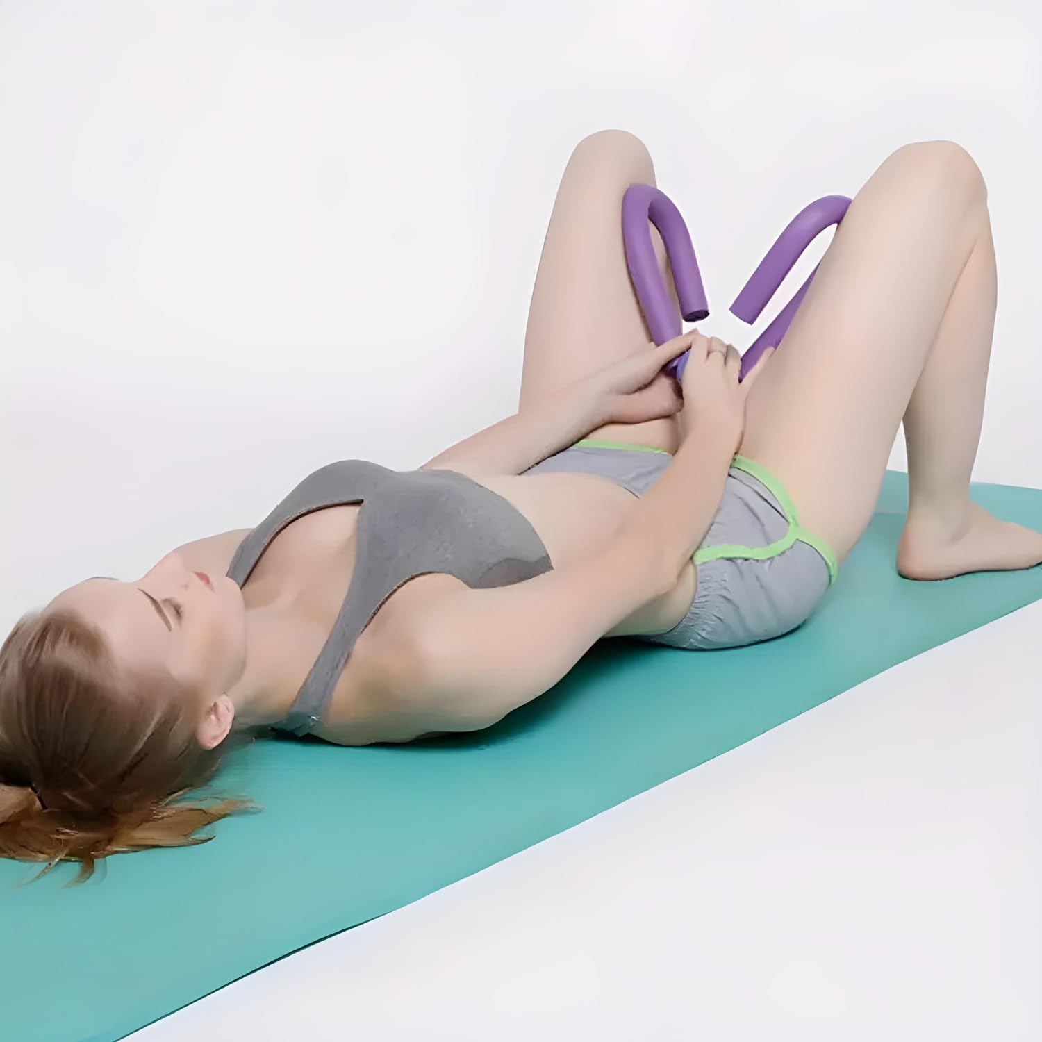 Oblivion Fitness Thigh Toner – Multifunction Thigh Exerciser & Leg Blaster for Hip, Pelvis, Arms, Abs & Glutes, Multi-Color Foam & Steel Workout Equipment for Home & Gym Muscle Toning (Pack of 1)