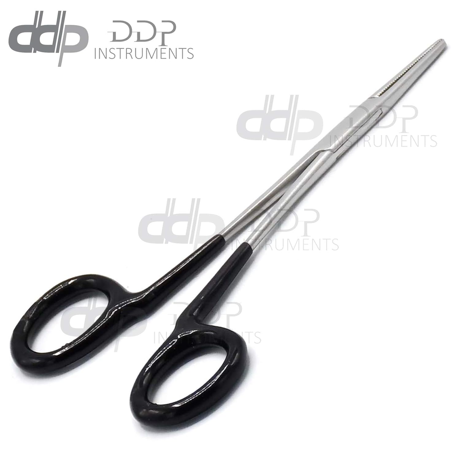 DDP Non-Locking Hemostat Straight 5" Black PVC Coated Handle : Industrial & Scientific