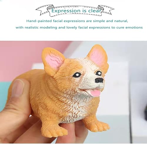 Miniatura 7 de Squishies Squishy Toys Corgi - Pelotas antiestrés para perros y adultos, juguetes de Halloween y Navidad, regalos de fiesta para niños, bolas para